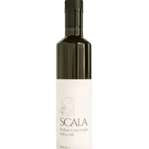 Scala Biologische Extra Vergine Olijfolie uit de Marche, handgeplukt en dezelfde dag koud geperst door Tom en Annemarie van Agriturismo Scala.