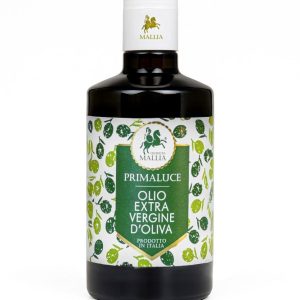 Siciliaanse D.O.P.-olijfolie van Oleificio Mallia met Biancolilla-olijven