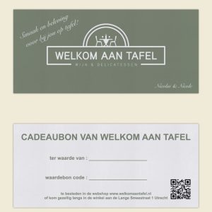 olijfgroene cadeaubon