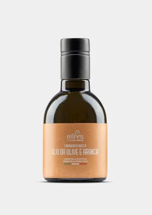 Oilivis Extra Vergine Olijfolie met Sinaasappel uit de Gargano in Puglia, gemaakt van Ogliarola Garganica-olijven en lokale sinaasappels, met frisse citrusaroma's en subtiele tonen van amandel.